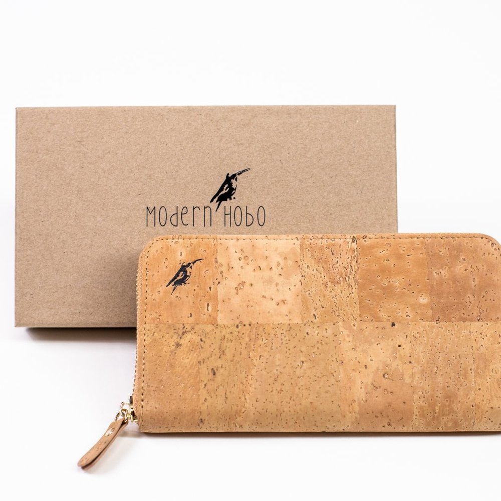 Natural Cork Wallet, Vegan/Sustainable Material